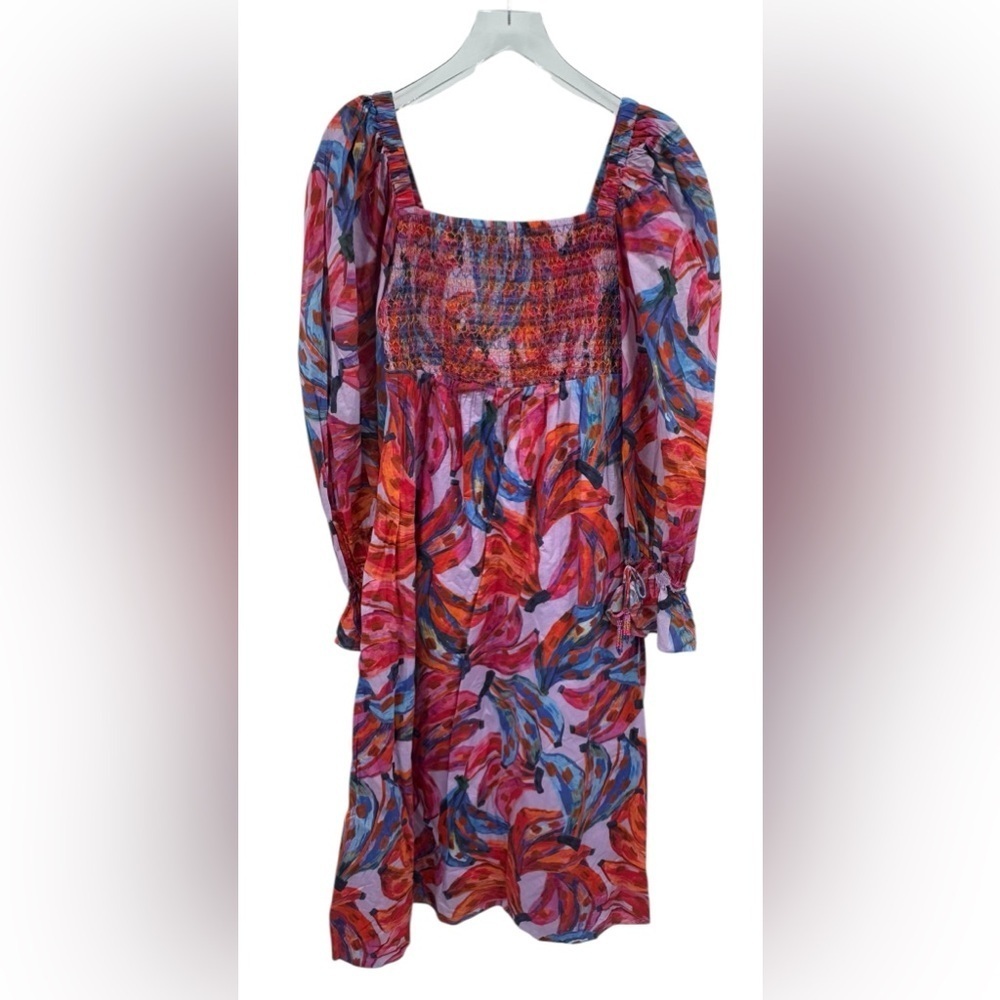NEW Farm Rio Tropical Banana Maxi Dress Size Small B2731 - Picture 5 of 7